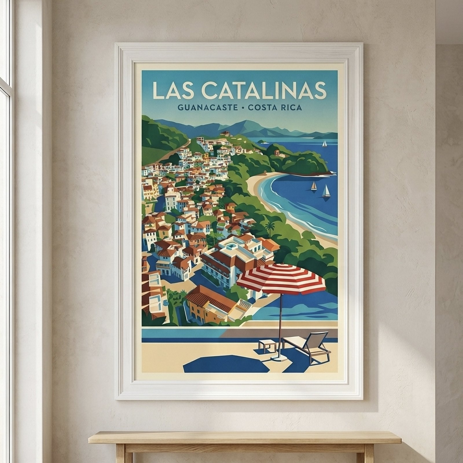 Las Catalinas, Costa Rica — Limited Edition Art Print, aerial edition
