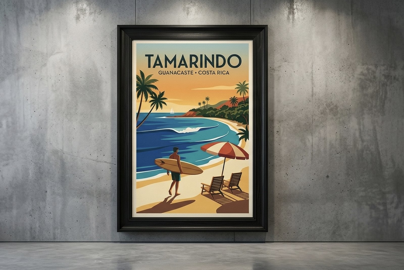 Tamarindo, Costa Rica — Limited Edition Art Print, sunset edition